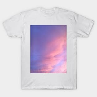 Pastel Pink, Purple Sunset Sky T-Shirt